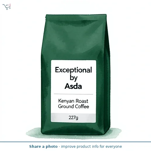 Exceptional by Asda Exceptional by  Kenyan Roast Ground Coffee 227g