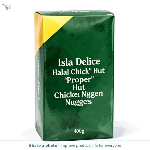 Isla Delice Halal Chick'n Hut 'Proper' Chicken Nuggets 400g