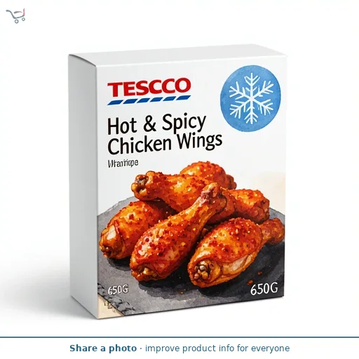Tesco Hot & Spicy Chicken Wings 650G