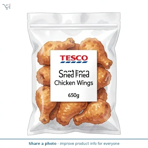 Tesco Southern Fried Chicken Wings 650g