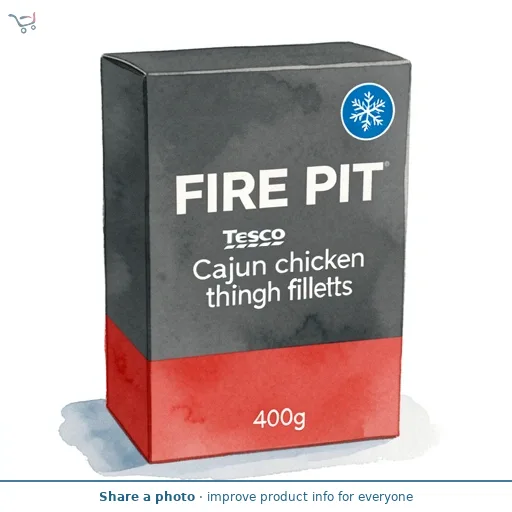 Fire Pit Tesco Cajun chicken thigh fillets 400g