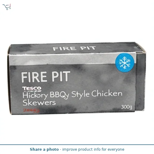 Fire Pit Tesco Hickory BBQ Style Chicken Skewers 300g