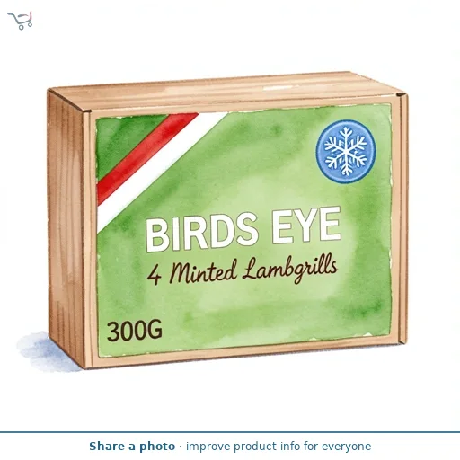 Birds Eye 4 Minted Lambgrills 300G