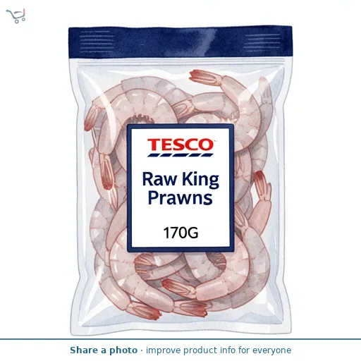 Tesco Raw King Prawns 170G