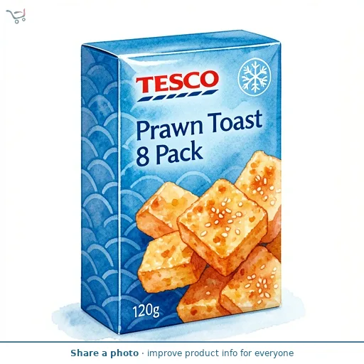 Tesco Prawn Toast 8 Pack 120g