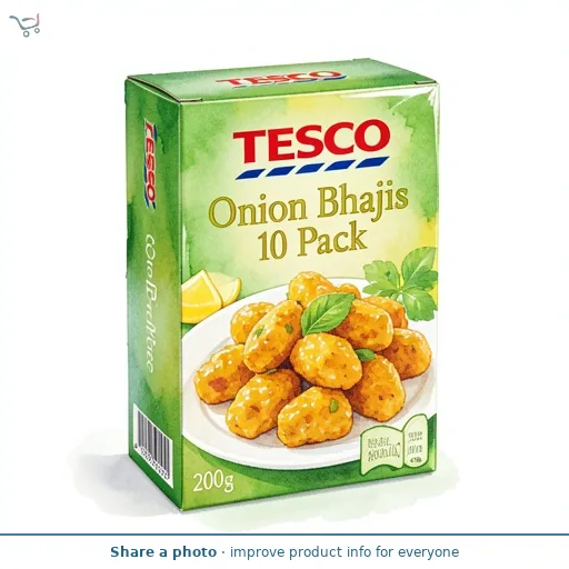 Tesco Onion Bhajis 10 Pack 200g