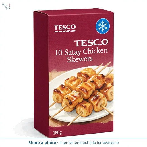 Tesco 10 Satay Chicken Skewers 180g