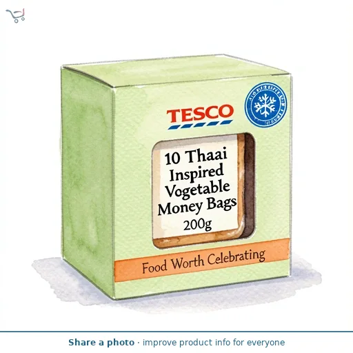 Tesco 10 Thai Inspired Vegetable Money Bags 200g