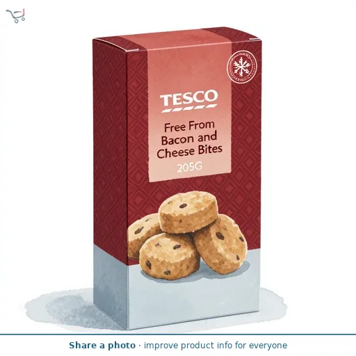 Tesco Free From Bacon and Cheese Bites 205G