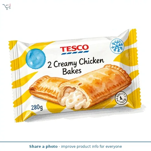 Tesco 2 Creamy Chicken Bakes 280g