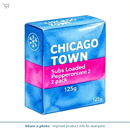 Chicago Town Subs Loaded Pepperoni 2 pack 125g