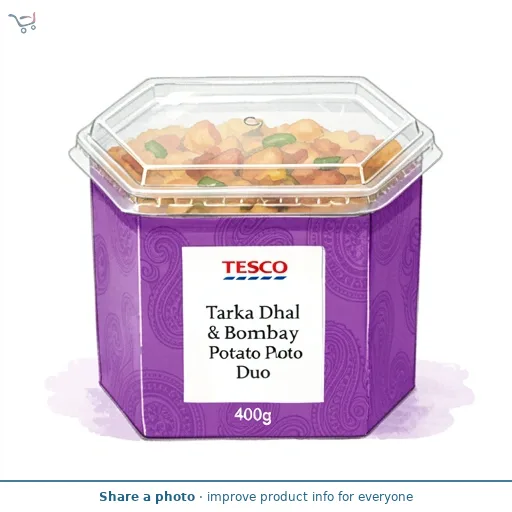 Tesco Tarka Dhal & Bombay Potato Duo 400g