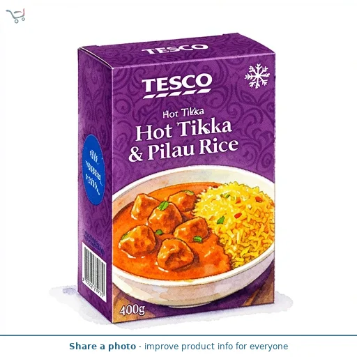Tesco Hot Tikka Masala & Pilau Rice 400g