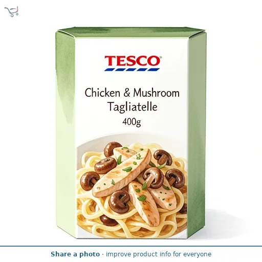 Tesco Chicken & Mushroom Tagliatelle 400g