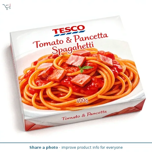 Tesco Tomato & Pancetta Spaghetti 400g