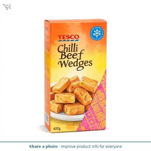 Tesco Chilli Beef Wedges 400g