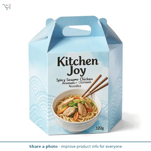 Kitchen Joy Spicy Sesame Chicken Aromatic Chilli With Noodles 320g