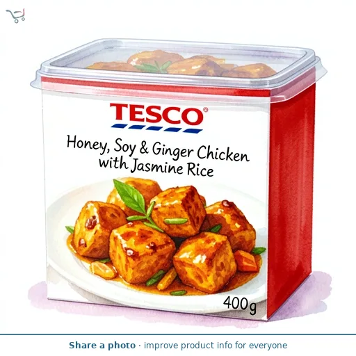 Tesco Honey, Soy & Ginger Chicken with Jasmine Rice 400g
