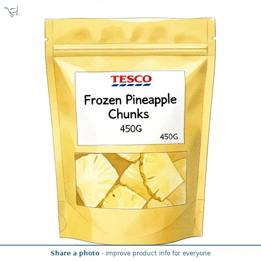 Tesco Frozen Pineapple Chunks 450G