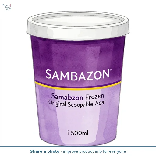  Samabzon Frozen Original Scoopable Acai 500ml
