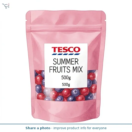 TESCO SUMMER FRUITS MIX 500g