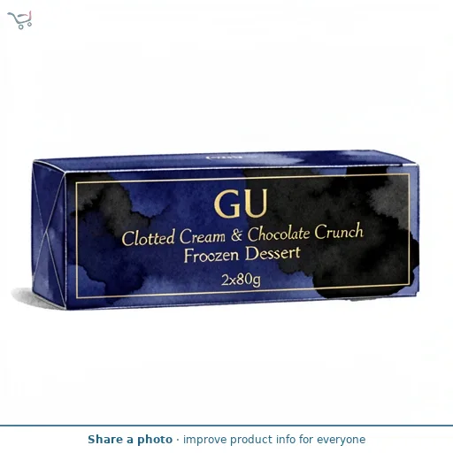 Gu Clotted Cream & Chocolate Crunch Frozen Dessert 2x80g