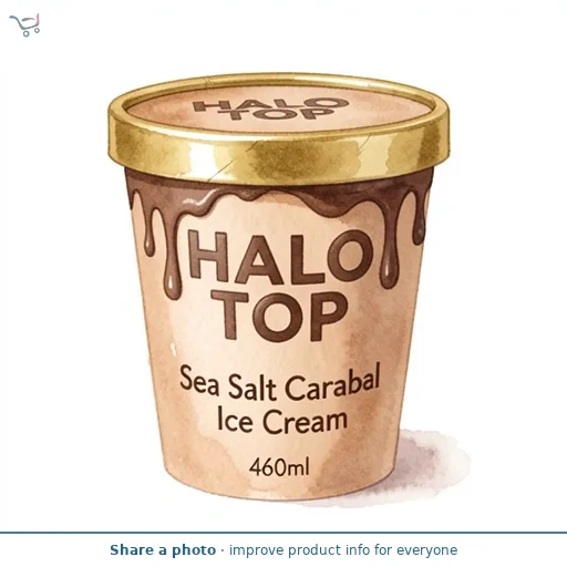 Halo Top Sea Salt Caramel Ice Cream 460ml