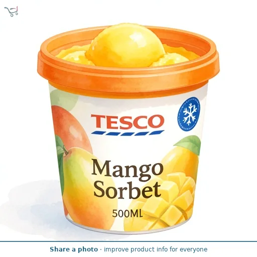 Tesco Mango Sorbet 500Ml
