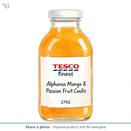 Tesco Finest Alphonso Mango & Passion Fruit Coulis 275G