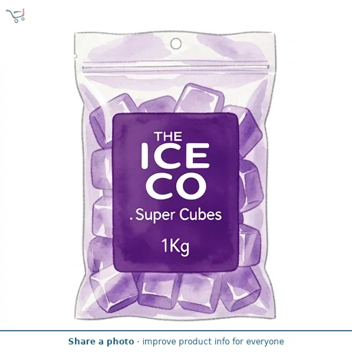 The Ice Co.Super Cubes Giant Ice 1kg
