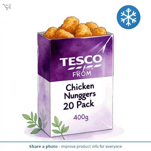 Tesco Free From Chicken Nuggets 20 Pack 400g