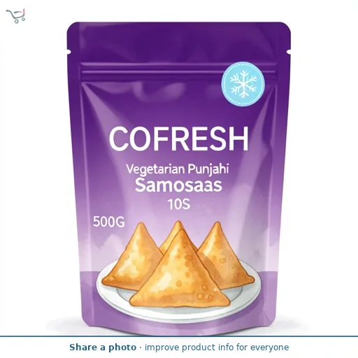 Cofresh Vegetarian Punjabi Samosas 10S 500G