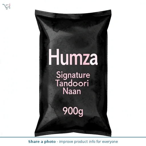 Humza Signature Tandoori Naan 900g
