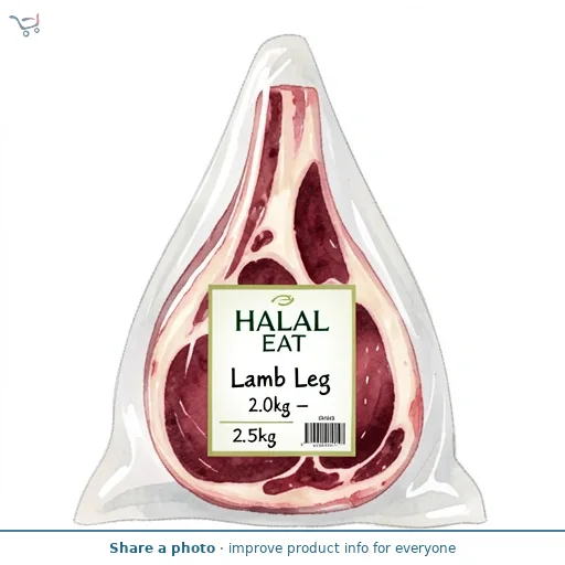Halal Eat Lamb Leg 2.0kg – 2.5kg