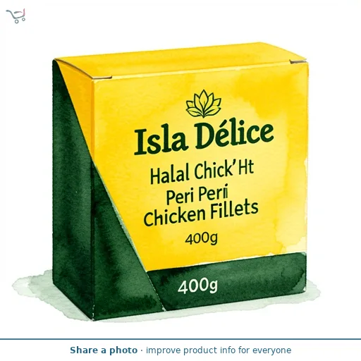 Isla Delice Halal Chick'n Hut Peri Peri Chicken Fillets 400g