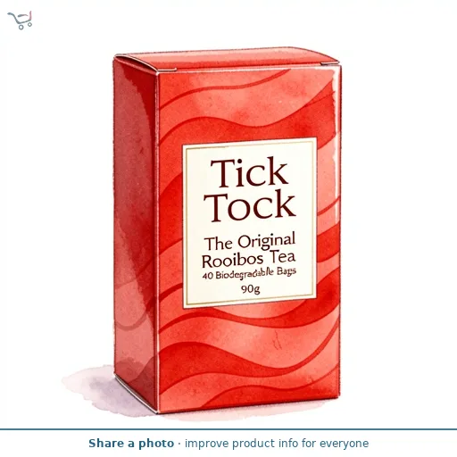 Tick Tock The Original Rooibos Tea 40 Biodegradable Bags 90g