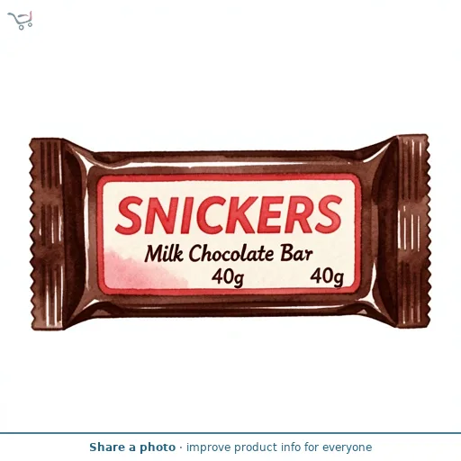 Snickers Peanut & Caramel Chocolate Bar 40g