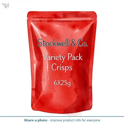 Stockwell & Co. Variety Pack Crisps 6X25g