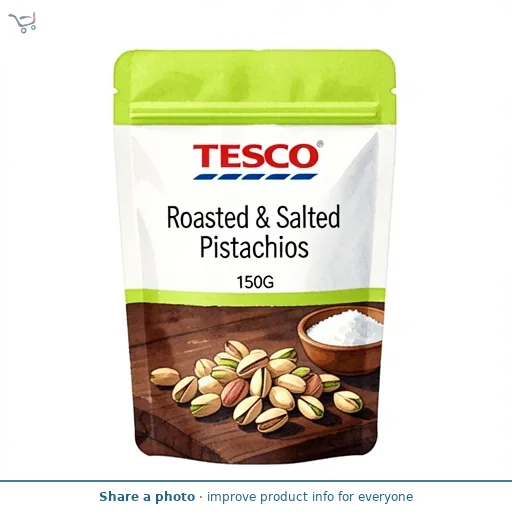 Tesco Roasted & Salted Pistachios 150G