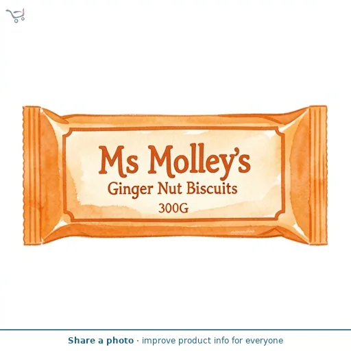 Ms Mollys Ginger Nut Biscuits 300G