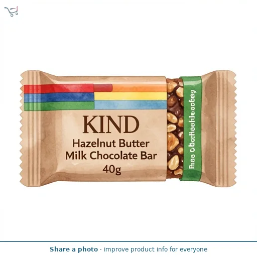 KIND Hazelnut Butter Milk Chocolate Bar 40g