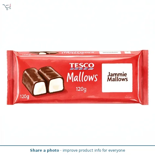 Tesco Jammie Mallows 120g