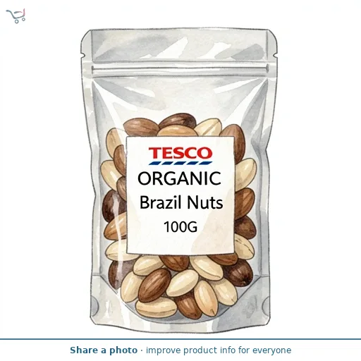 Tesco Organic Brazil Nuts 100G