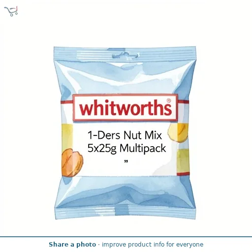 Whitworths 1-Ders Nut Mix 5x25g Multipack