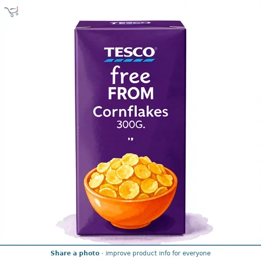 Tesco Free From Cornflakes 300G.