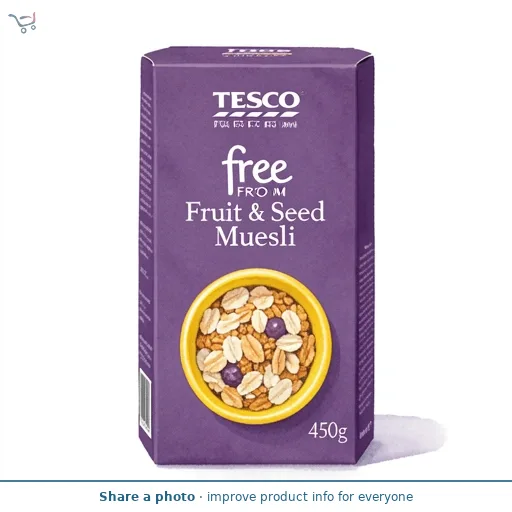 Tesco Free From Fruit & Seed Muesli 450g