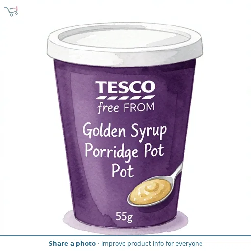 Tesco Free from Golden Syrup Porridge Pot 55g 