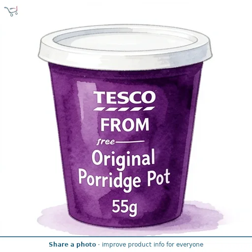 Tesco Free from Original Porridge Pot 55g 