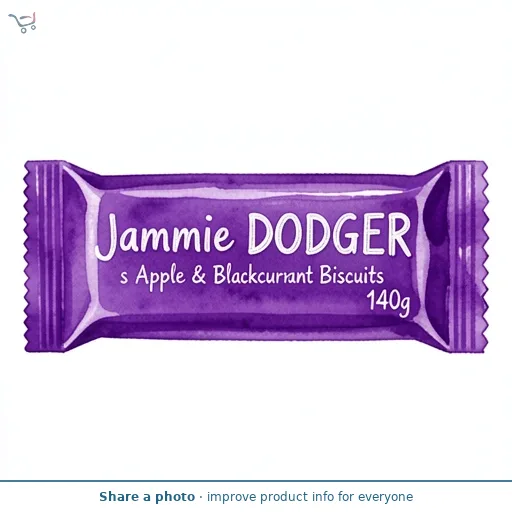 Jammie Dodgers Apple & Blackcurrant Biscuits 140g