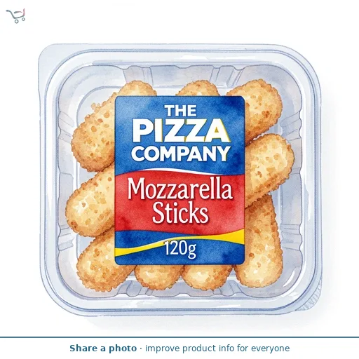 The Pizza Company Mozzarella Sticks 120g
